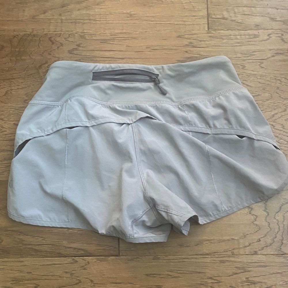 Lululemon Athletica Light Gray Athletic Shorts